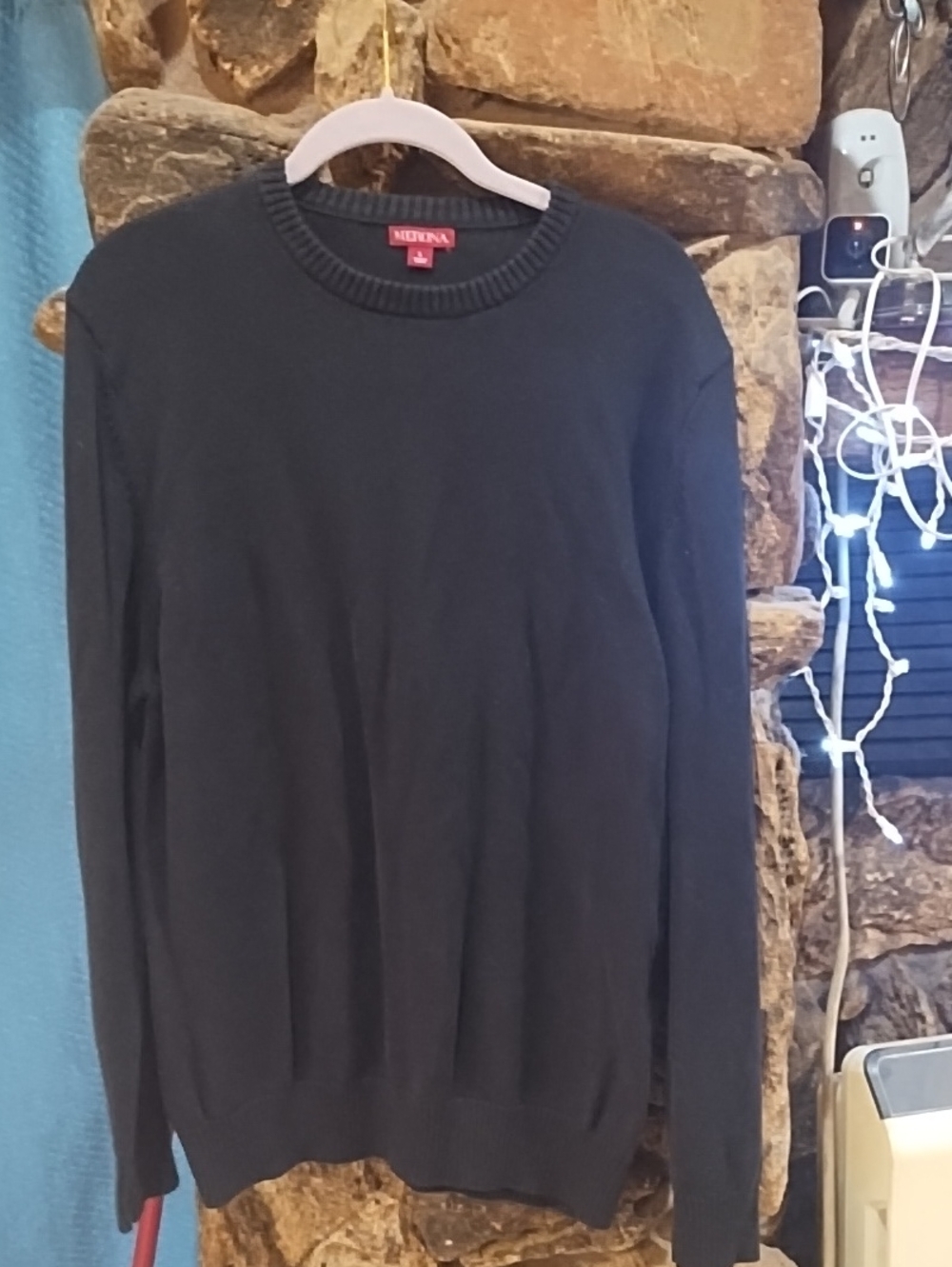Merona Black Men's Crewneck Sweater